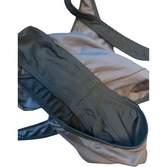 NWOT Rare Jolyn Gigi Black Maillot High Cut a leg One Piece swimsuit Size Medium - Picture 4 of 7